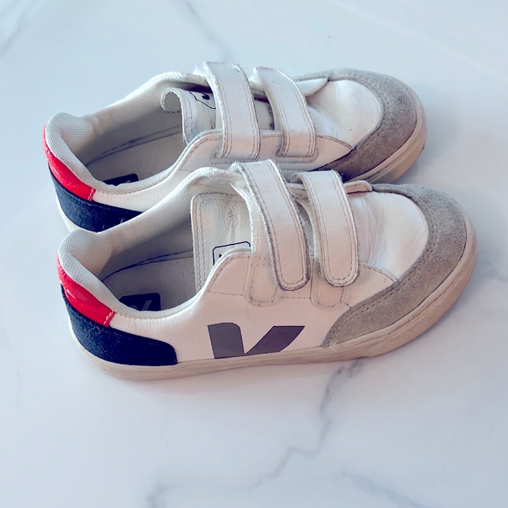 VEJA-V-12 CHROMEFREE LEATHER WHITE MULTICO NAUTICO